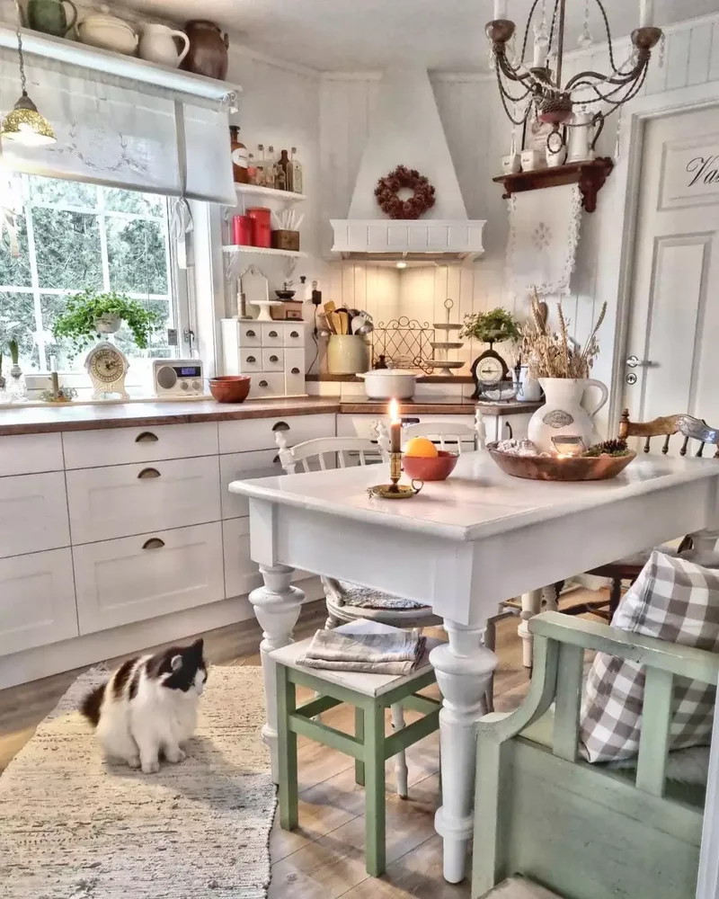 32 Country Kitchen Designs for a Cozy Cooking Retreat 18 Checkers Galore