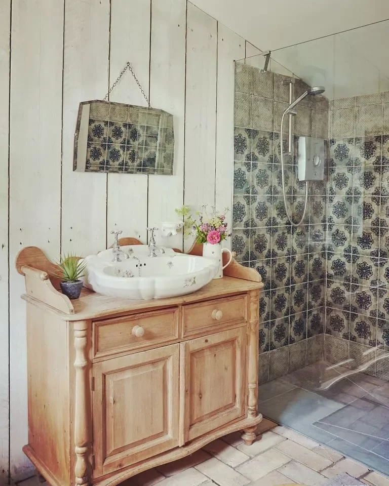 42 Country Bathroom Ideas for Your Modern Farmhouse Style 10 Chest Turned Vanity