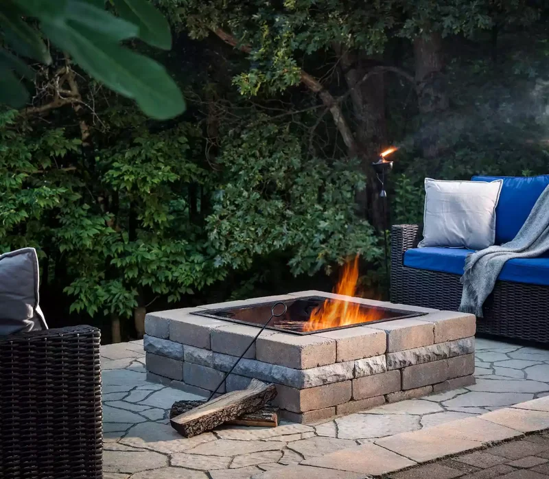 20 Brick Fire Pit Designs, From Rustic to Modern Styles 10 Choose Cool Tones