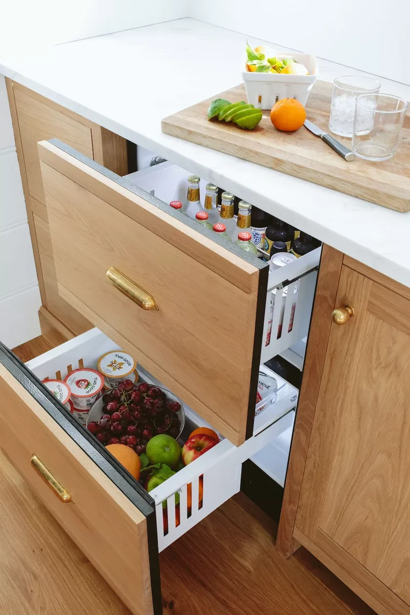 60 Smart Kitchen Cabinet Organization Ideas You'll Love 21 Choose Refrigerator Drawers