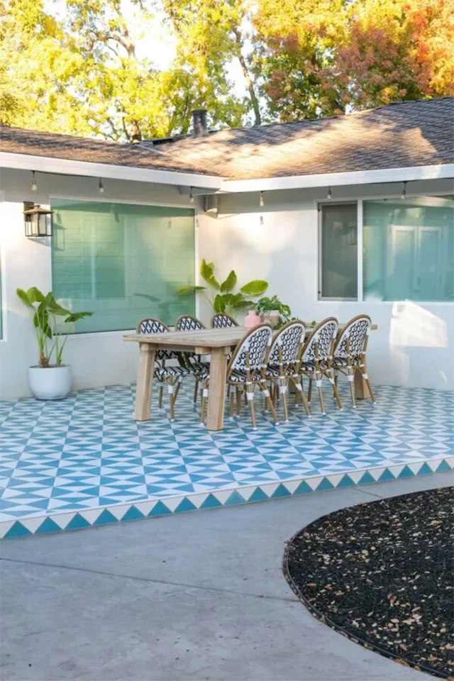 36 Creative DIY Patio Ideas to Upgrade Your Backyard 19 Choose Tile