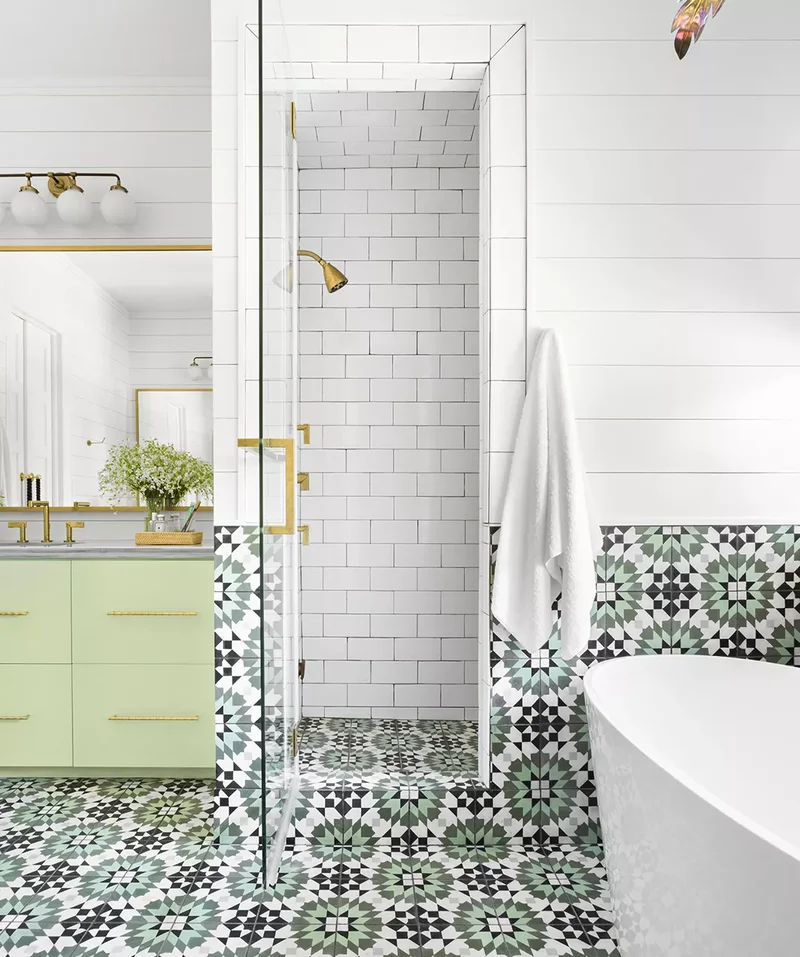 48 Contemporary Bathroom Ideas to Transform Your Space 1 Choose a Favorite Color Palette