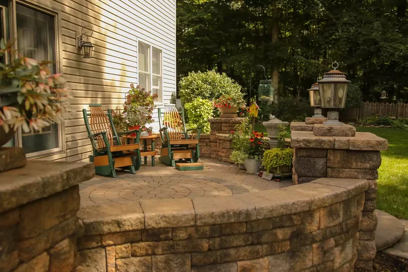 66 Beautiful Patio Landscaping Ideas for Your Outdoor Space 22 Choose a Natural Stone