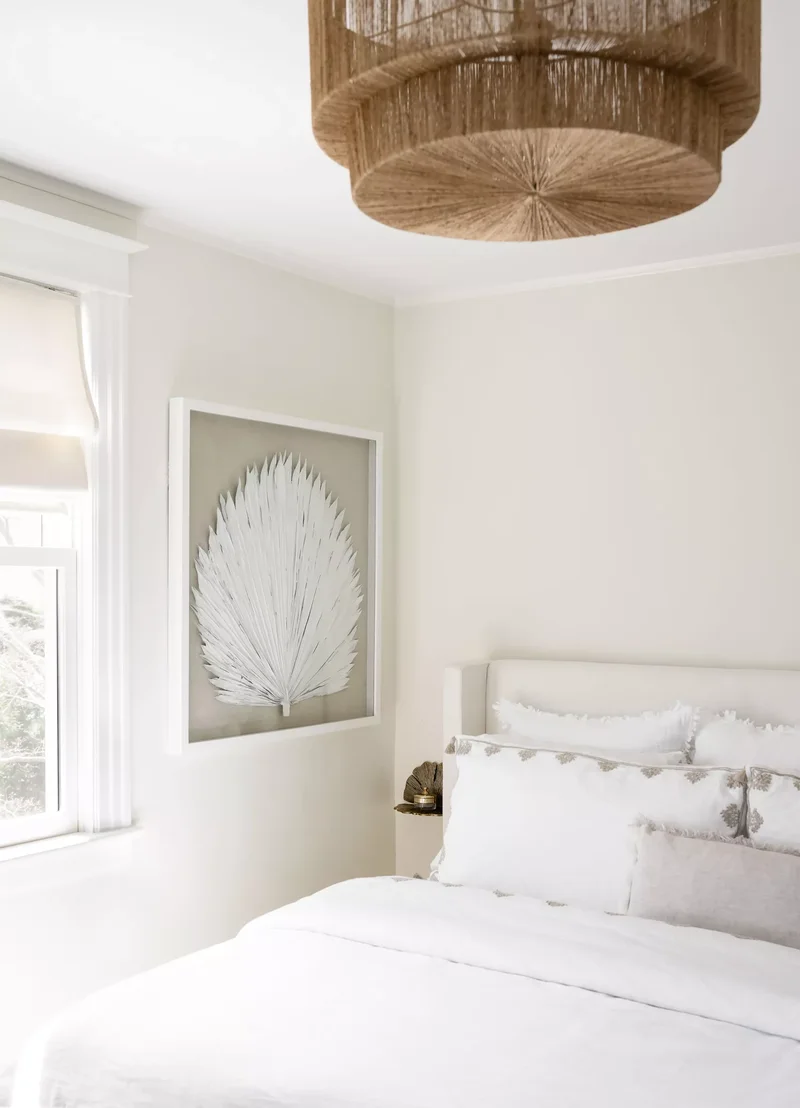 37 Guest Bedroom Ideas to Make Visitors Feel at Home 22 Choose an All-White Palette
