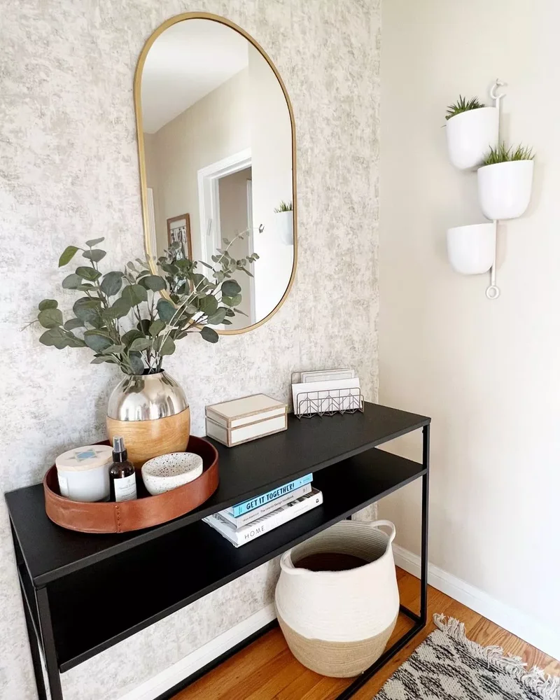 51 Entryway Mirror Ideas That Make Your Space Feel Larger 11 Choose an Oval Shape