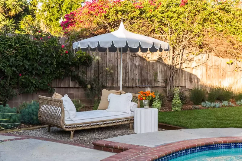 Cinder Block and Wood Fence