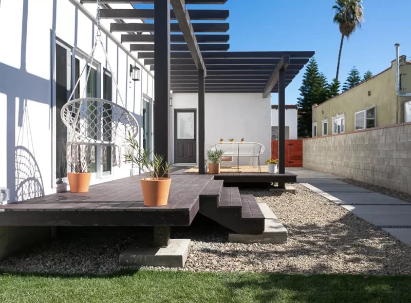 Classic Black Pergola