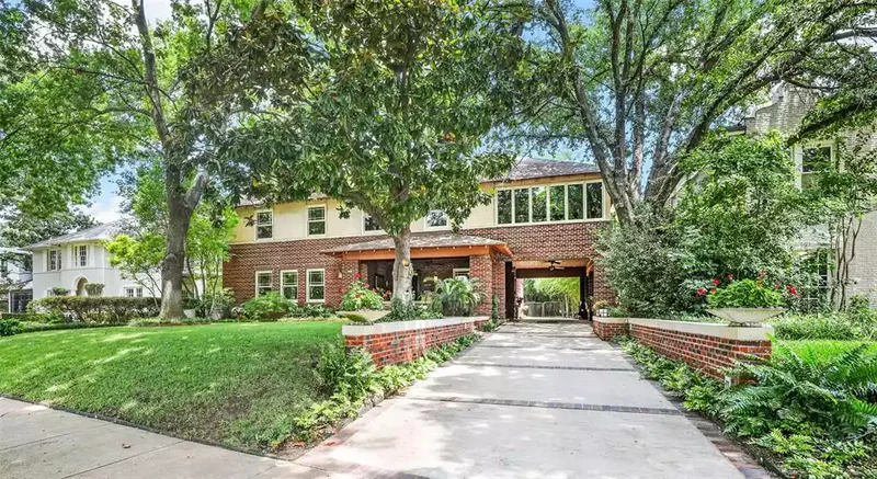 Classic Red Brick Carport
