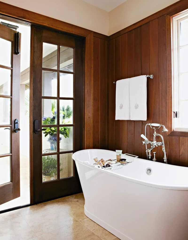 38 Classic Bathroom Design Ideas for Timeless Elegance 19 Classic Wall Treatment