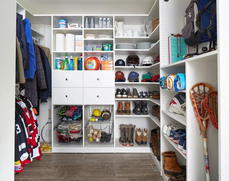 Closet-Turned-Mudroom Idea
