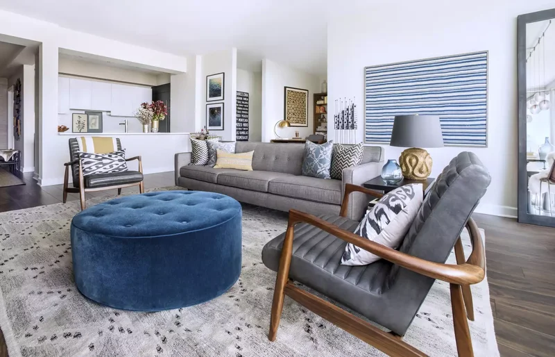 42 Beautiful Gray Living Room Ideas for Peaceful Spaces 11 Coastal Grays and Blues