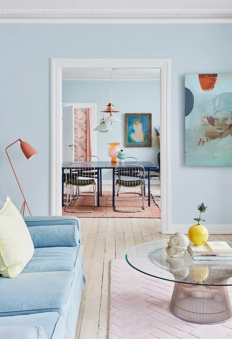 Coffee Table Decor with a Pop of Color