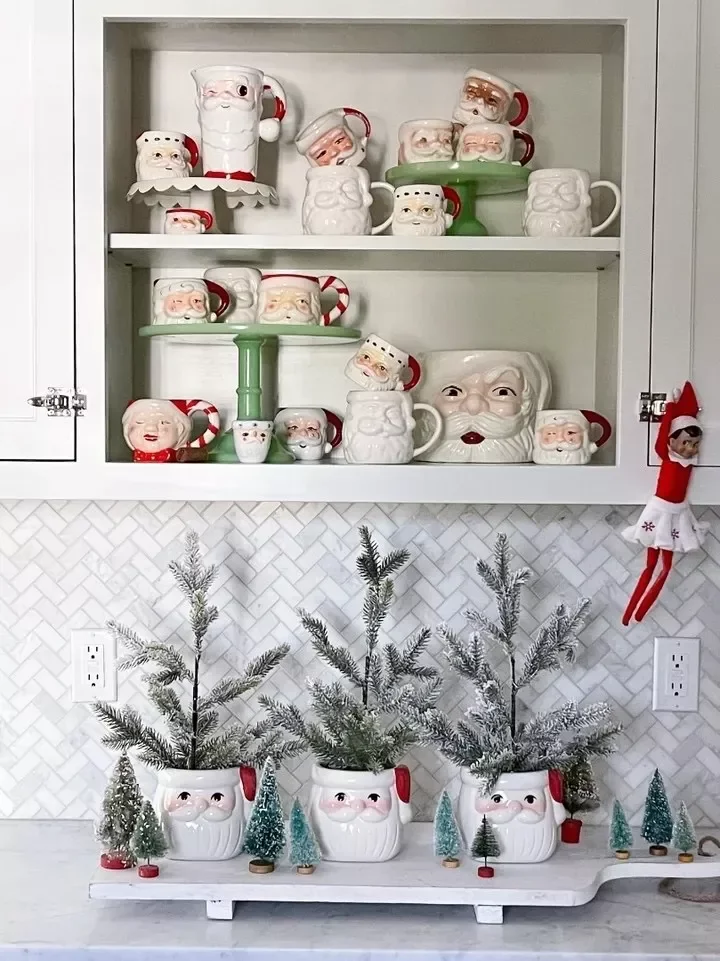 Collection of Santa Mugs