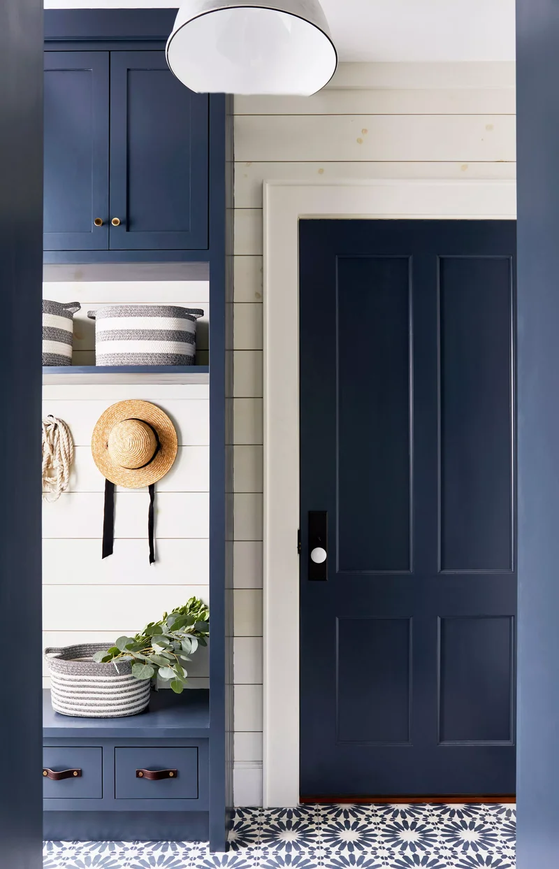 Color Block Mudroom