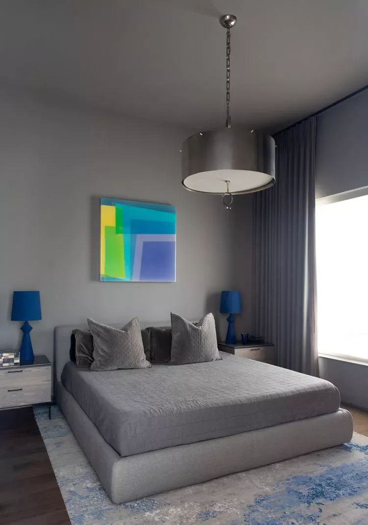 Color-Drenched Bedroom