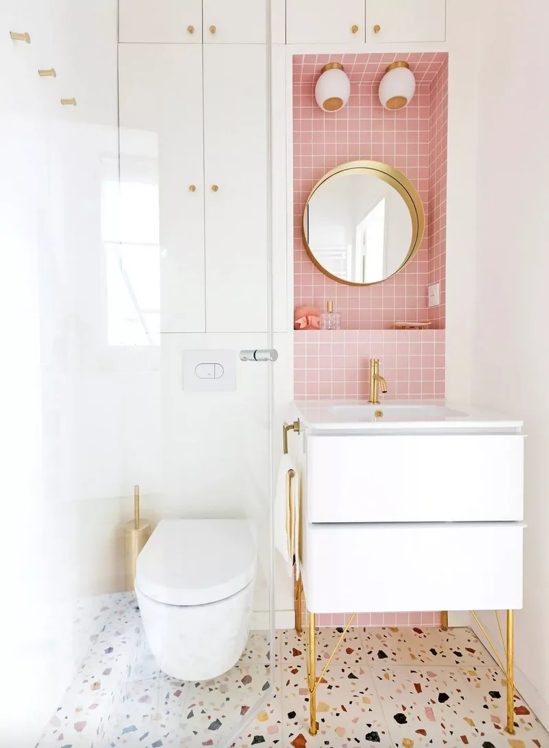 17 Design Ideas Showing Modern Style Can Be Warm & Inviting 10 Colorful Bathrooms