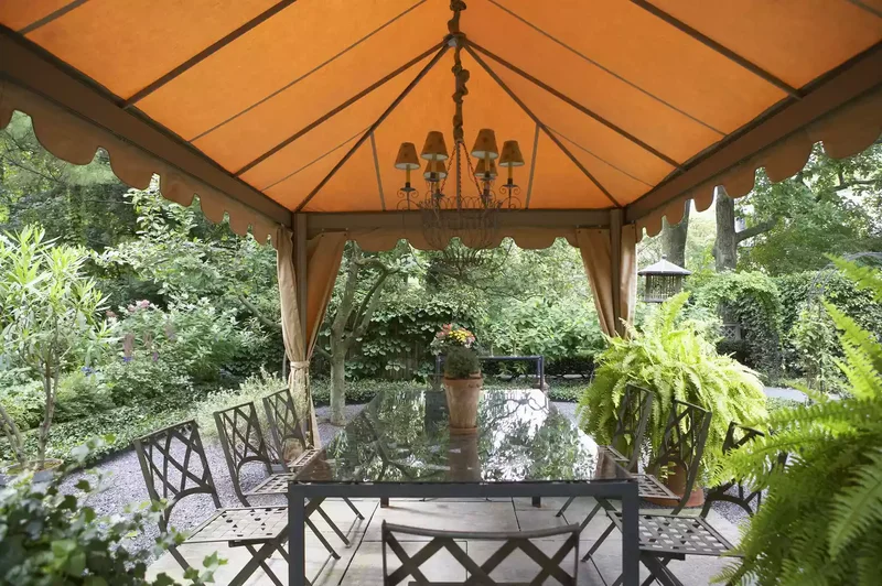 Colorful Fabric Gazebo