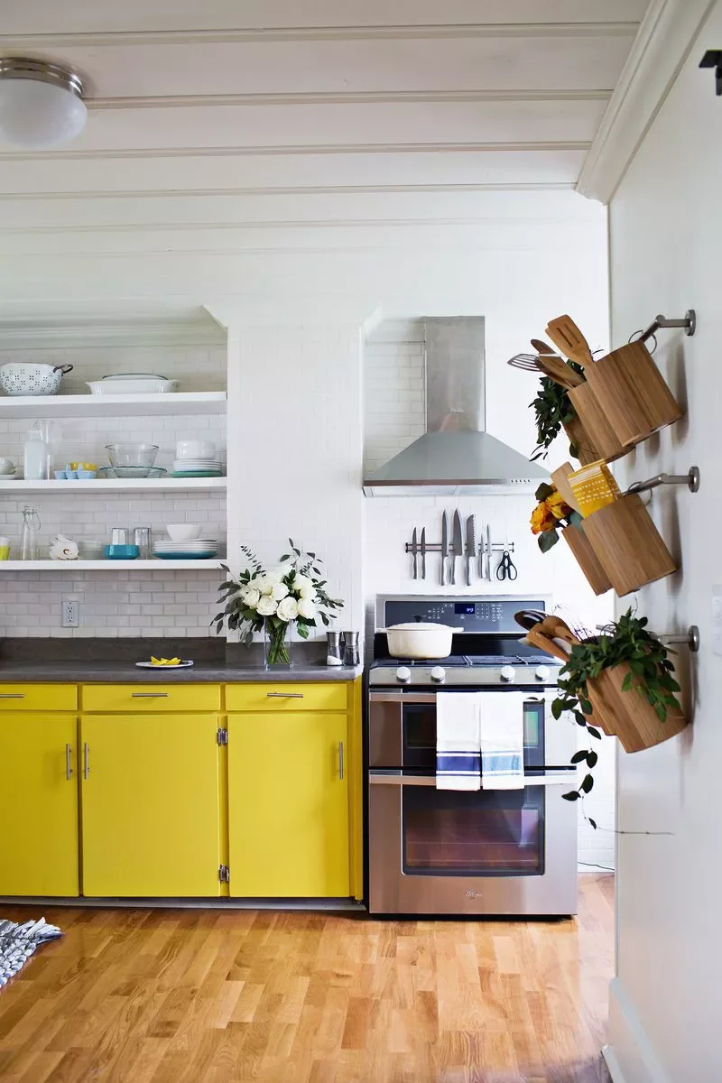 Colorful Kitchen Cabinets