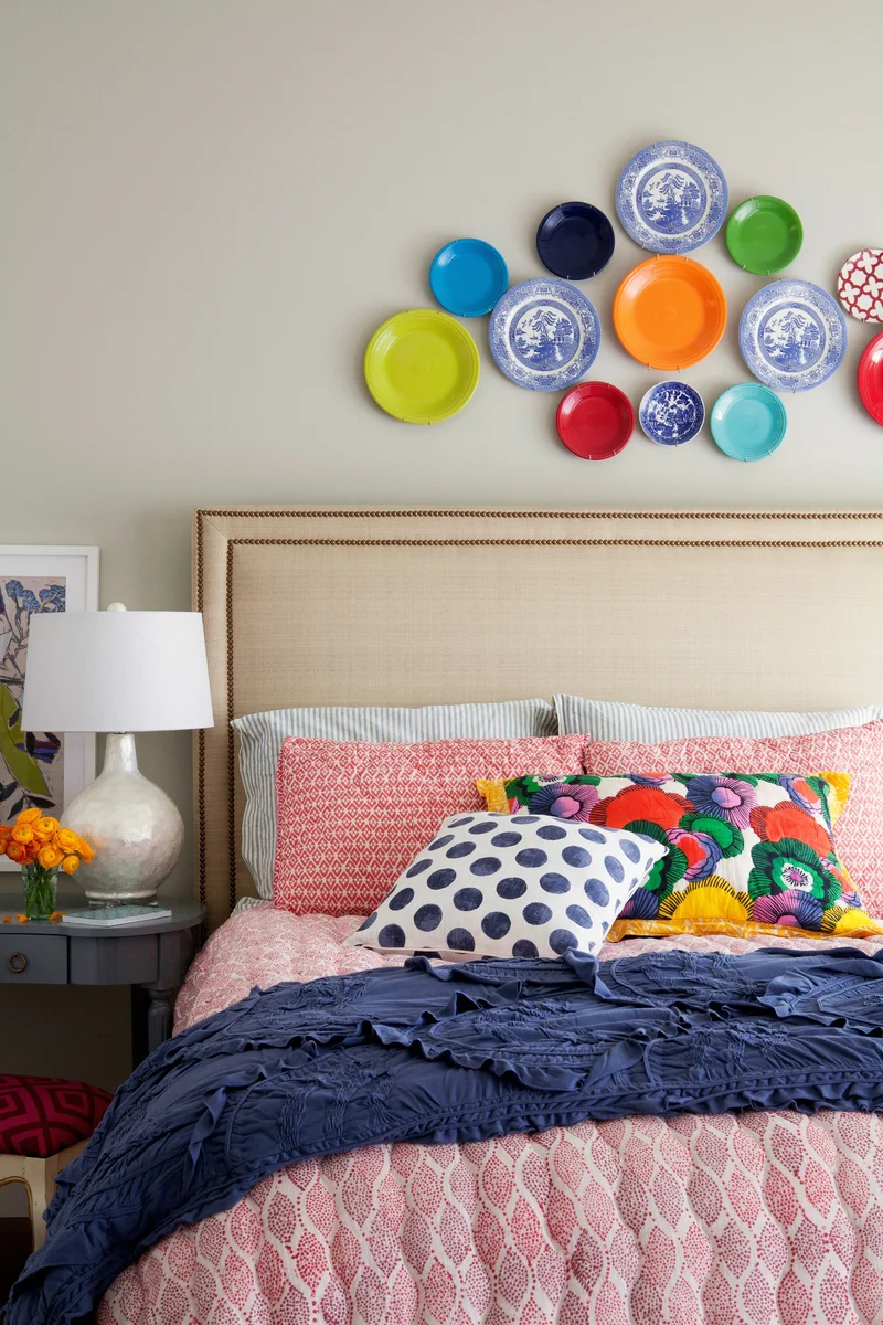 Colorful Plate Wall