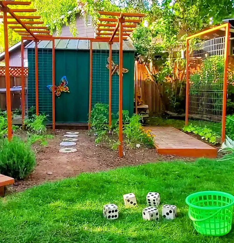 35 Garden Trellis Ideas for Beautiful Supported Plants 1 Colorful Trellis