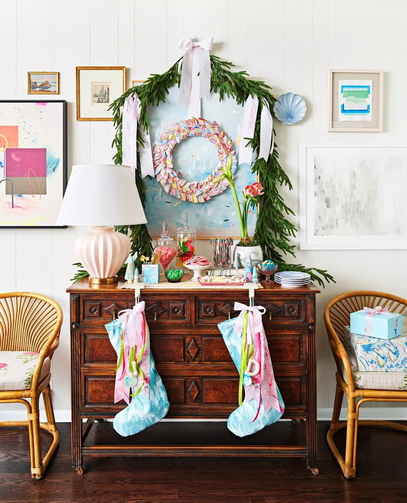 Colorful and Whimsical Christmas Decor