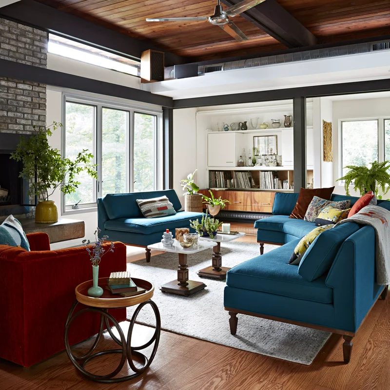 37 Modern Living Room Designs That Break All the Rules 21 Combine Interior Styles