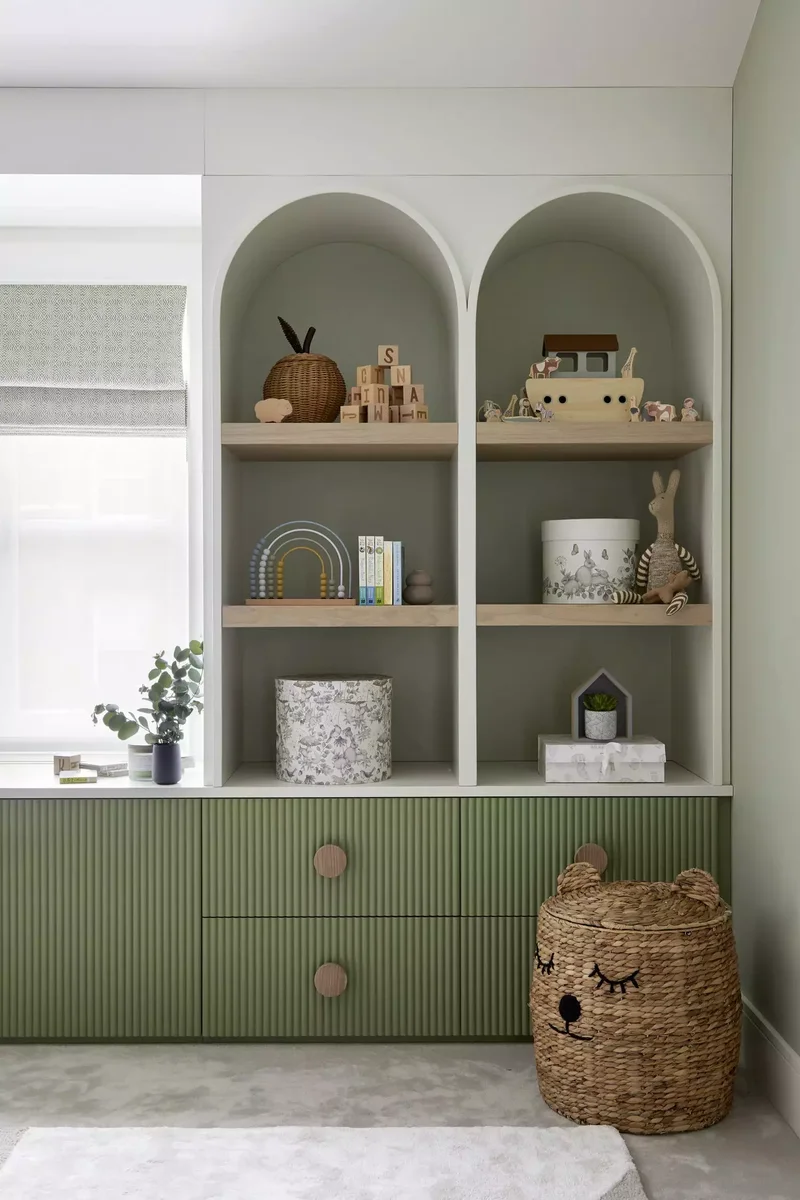 27 Sage Green Nursery Designs for Peaceful Baby Spaces 23 Combine Two Tones of Sage