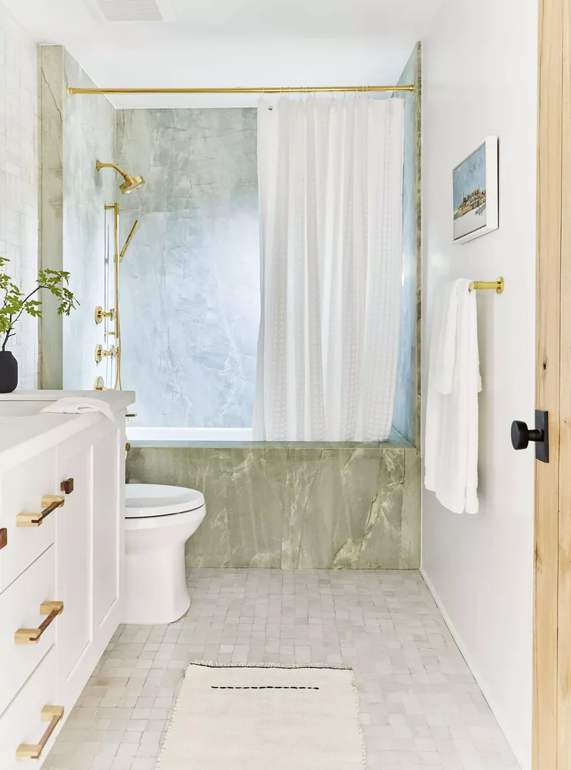 35 Stunning Shower Ideas to Transform Your Bathroom Space 34 Combine the Shower and Tub