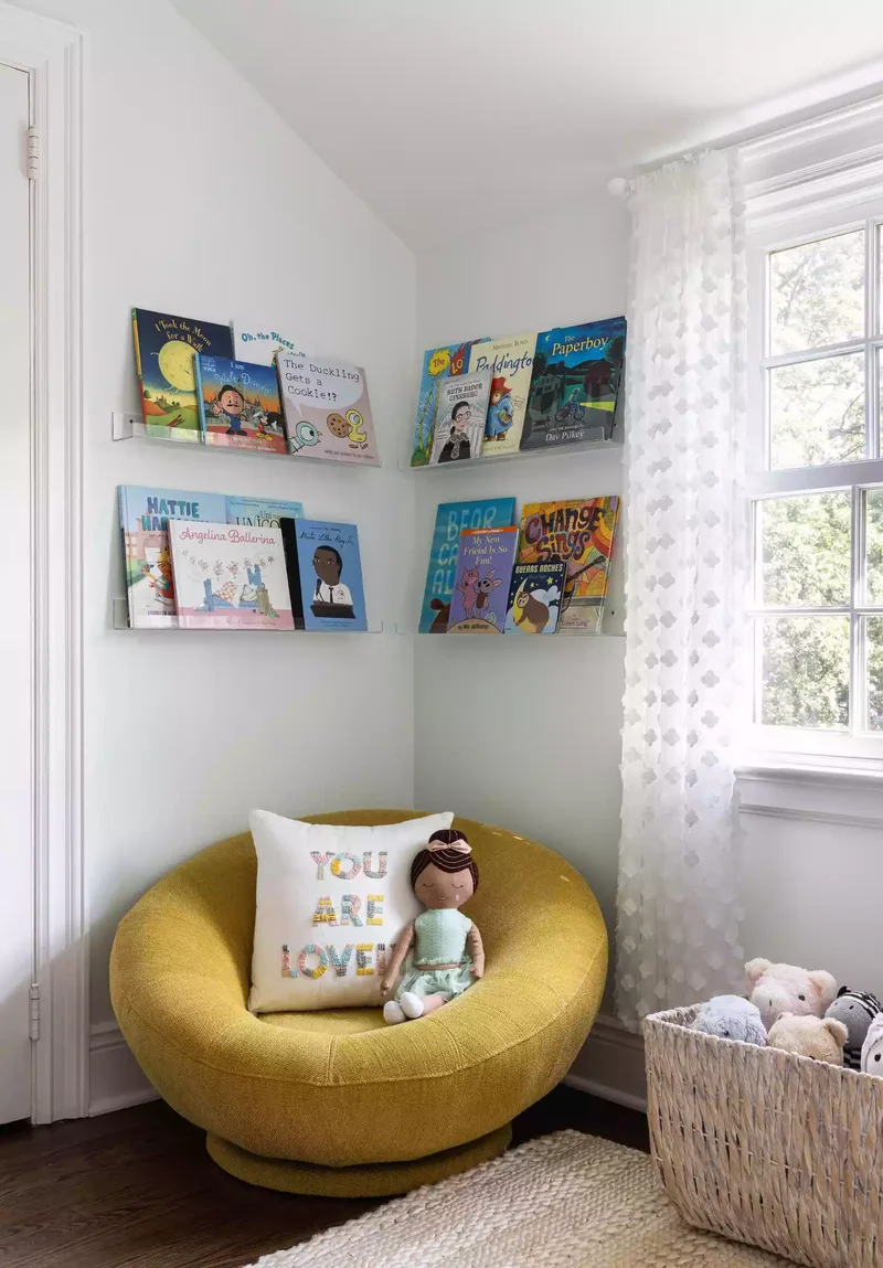 55 Best Kids' Bedroom Ideas That Grow with Your Children 17 Comfy Reading Nook