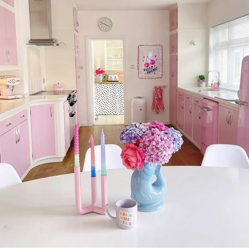 30 Pink Kitchen Designs Showing Pink as the Ideal Neutral 10 Complement ith Pastel Hues