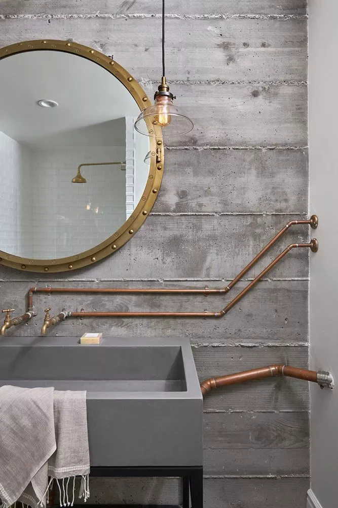 Concrete Accent Wall