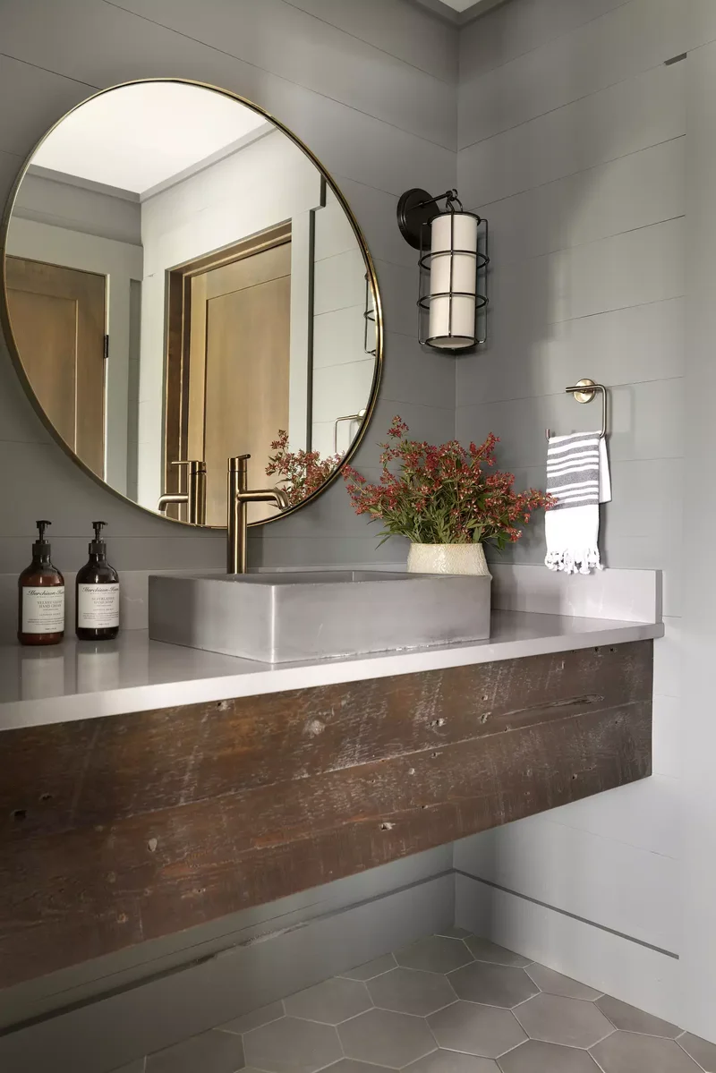 30 Designer-Favorite Bathroom Paint Shades That Never Fail 15 Concrete Gray