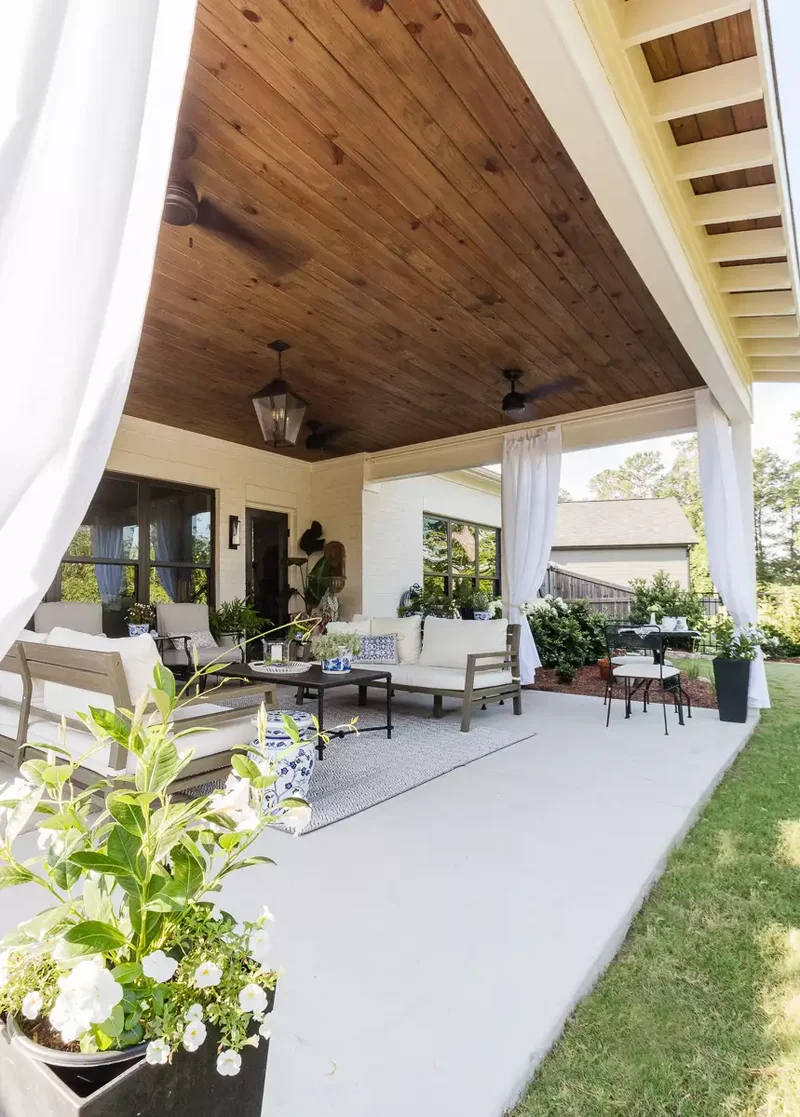 16 Patio Extension Ideas to Instantly Expand Your Space 1 Concrete Patio Extension