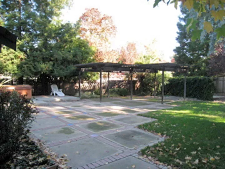 Concrete Patio Makeover Before