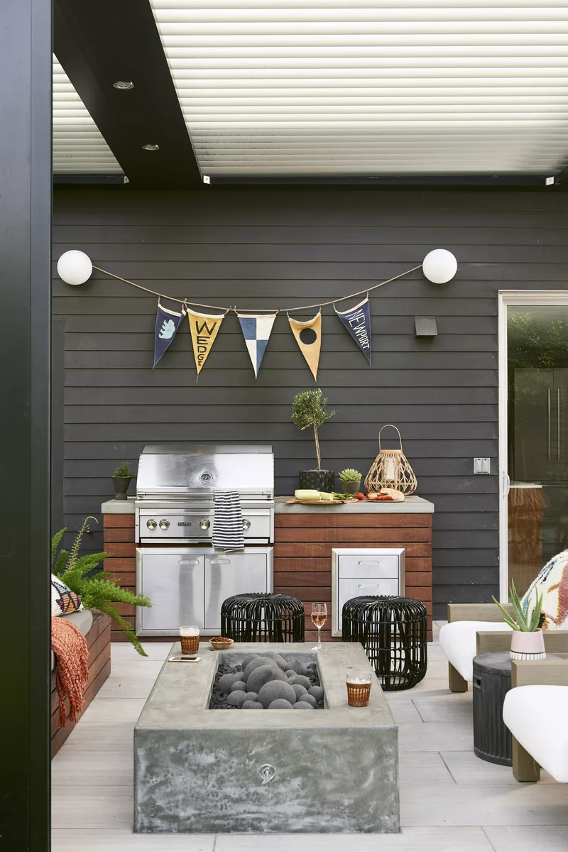 15 Backyard Grill Ideas for Your Summer Entertaining Space 3 Consider Your Color Palette
