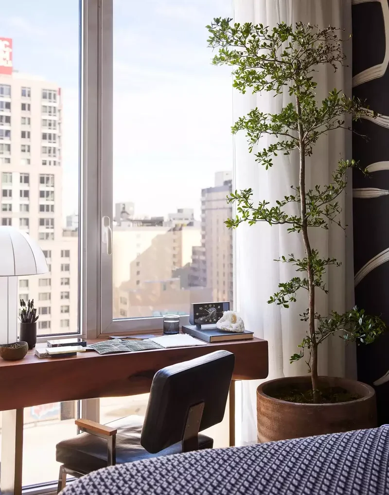 45 Home Office Decor Tips to Enhance Productivity & Style 11 Consider a Desk Tree