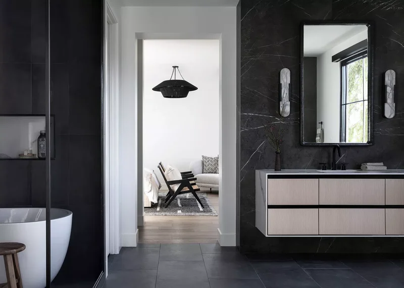 Contemporary Black Floors