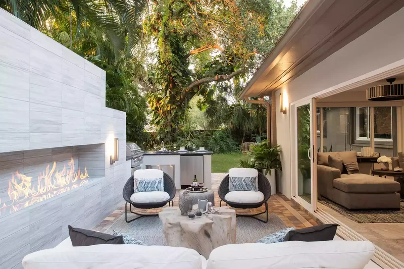 Contemporary Fireplace