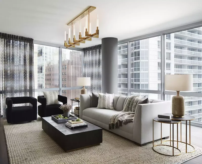 42 Beautiful Gray Living Room Ideas for Peaceful Spaces 23 Contemporary Gray Accents