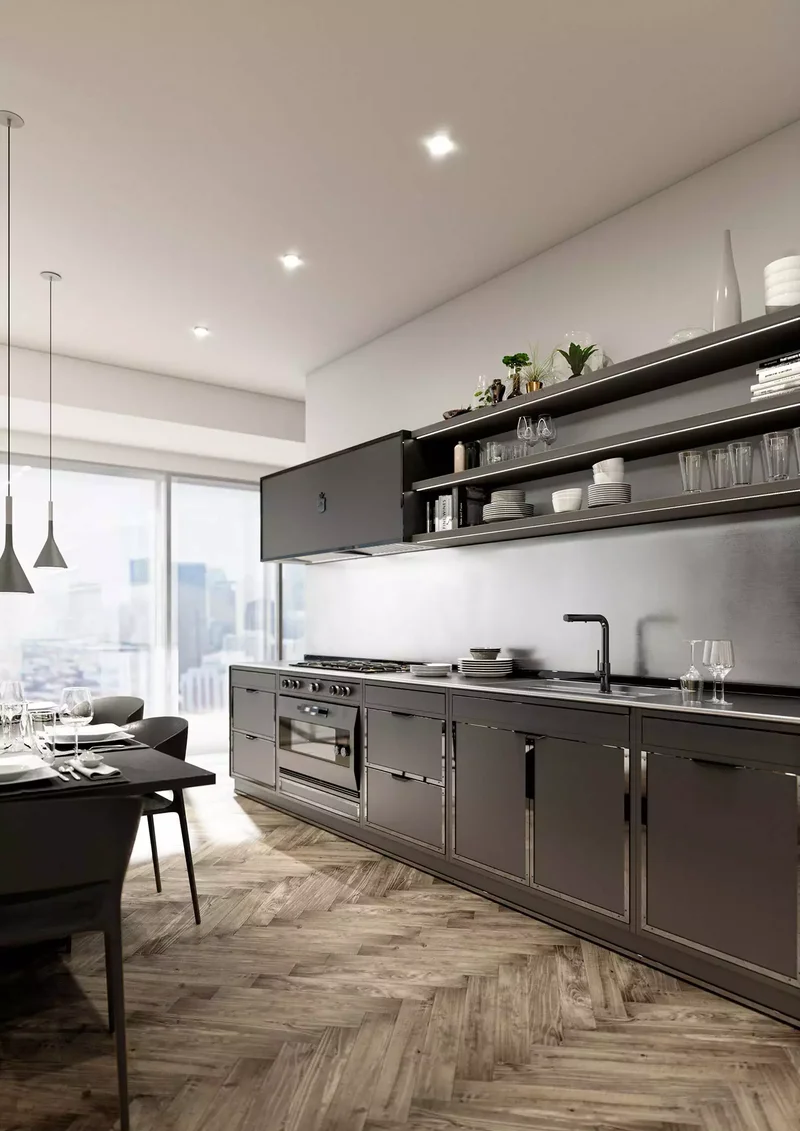 42 Stylish Gray Kitchen Design Ideas for a Sleek Look 40 Contemporary Gray Kitchen