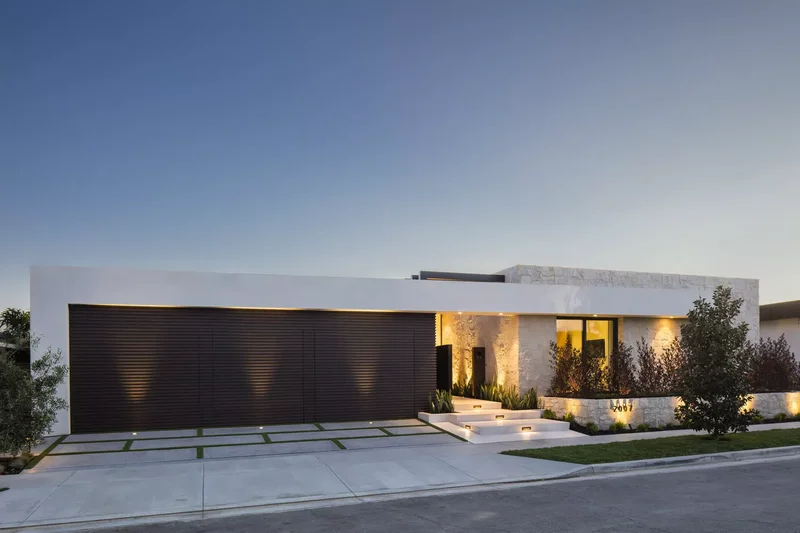 30 Front Walkway Ideas That Create a Stunning Entrance 12 Contemporary Stepped Walkway