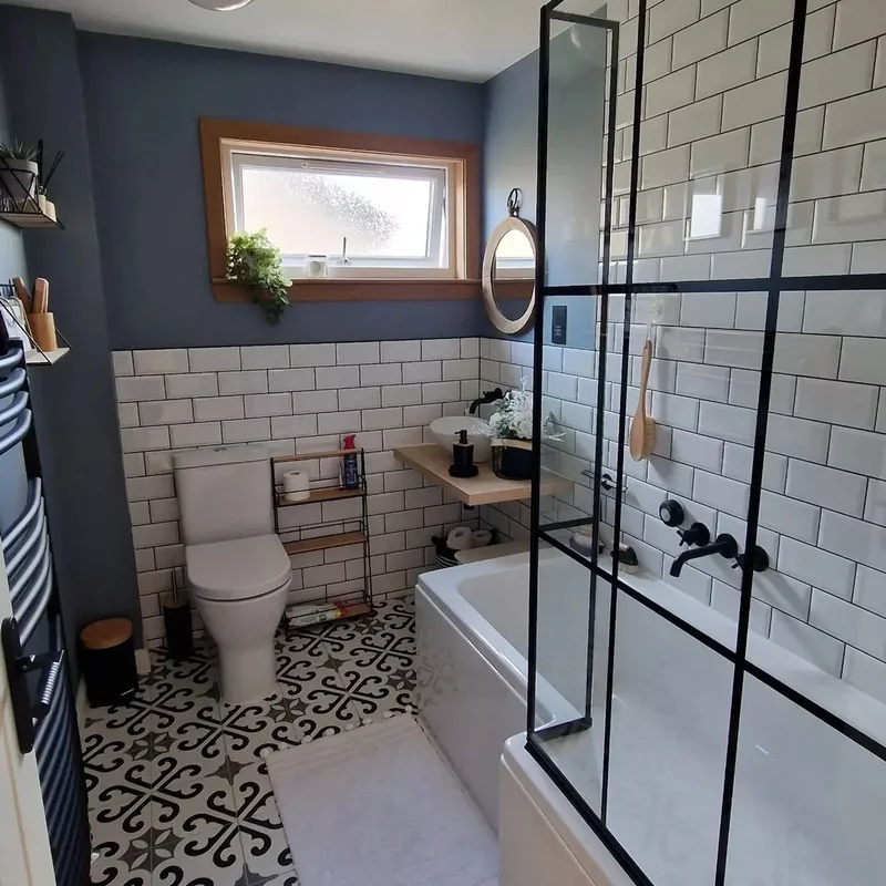 Contrast With Floor Tiles