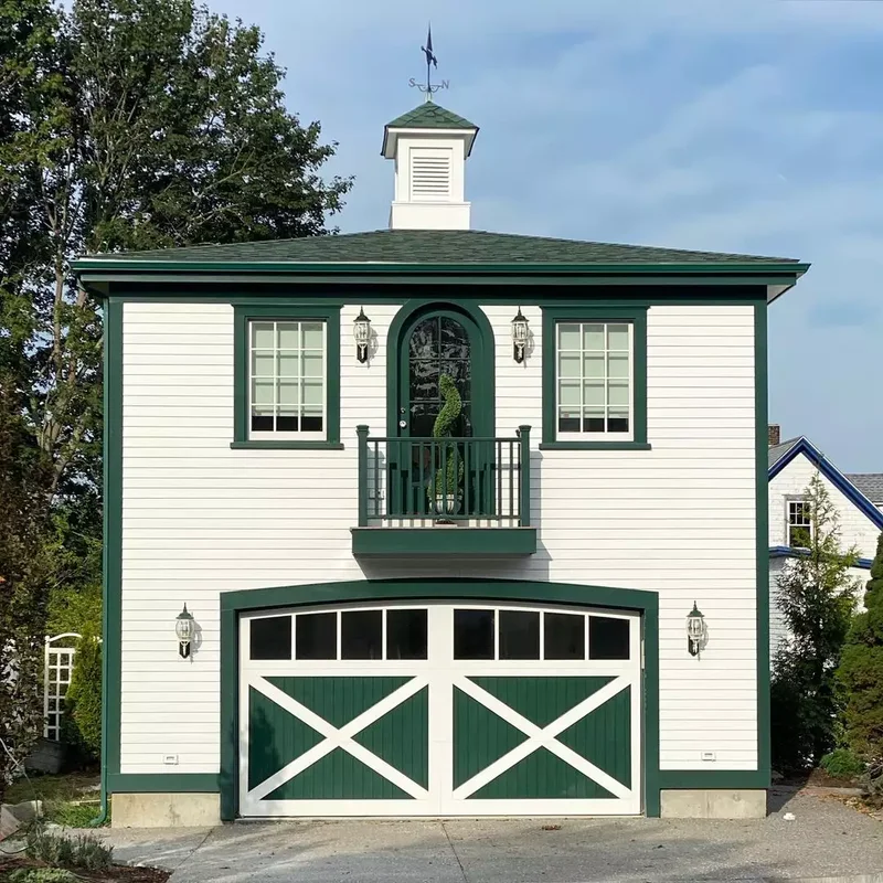 52 Stunning Garage Door Ideas to Boost Your Curb Appeal 41 Contrasting Trim and Panel Color