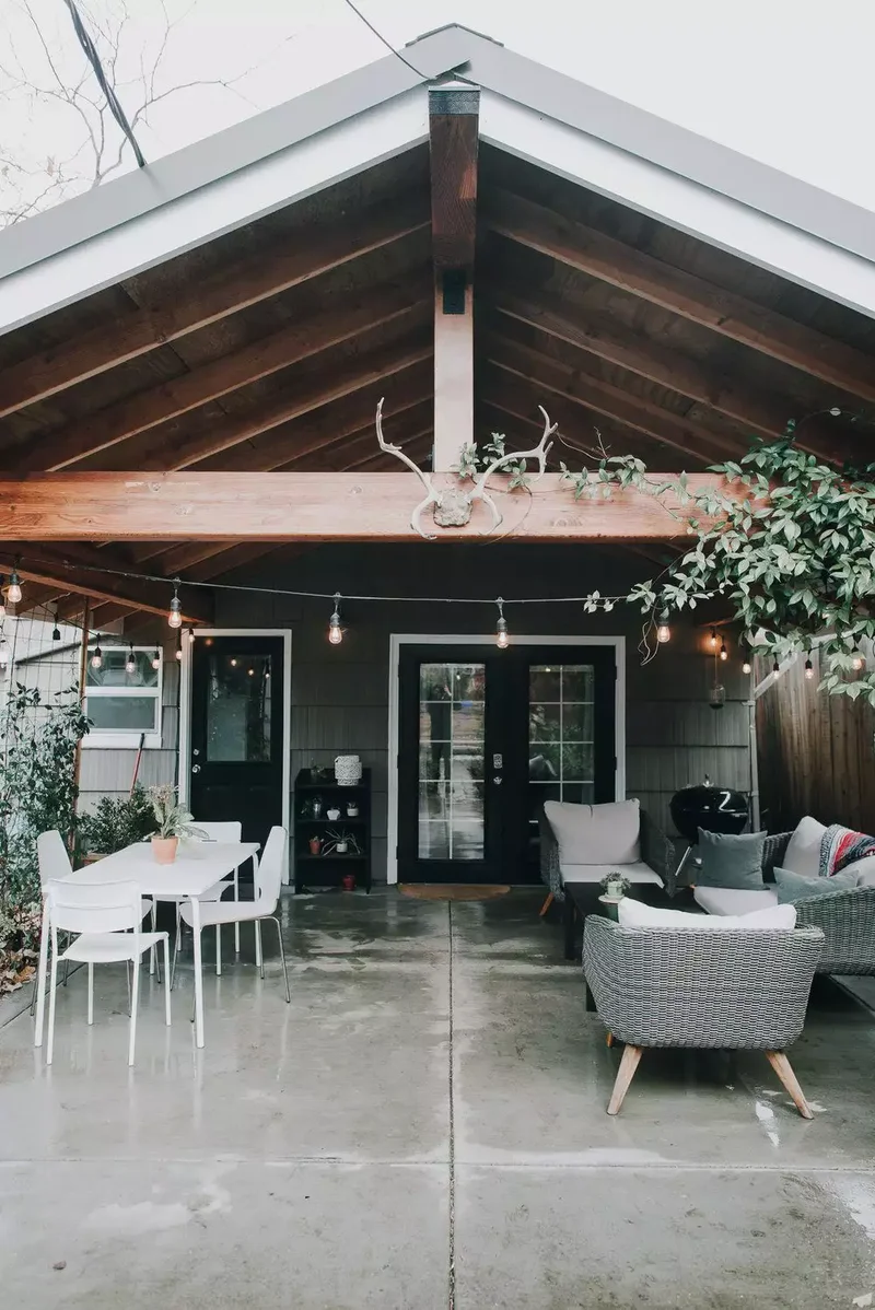 25 Front Patio Inspirations for Charming Outdoor Living 13 Convert the Driveway