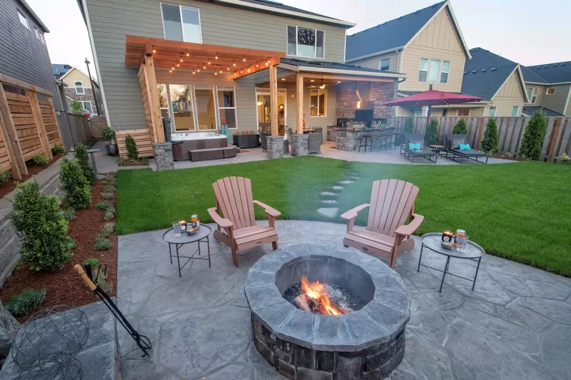 21 Rustic Stone Fire Pit Ideas for Your Outdoor Retreat 4 Corner Fire Pit