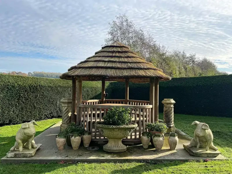 Corner Garden Gazebo