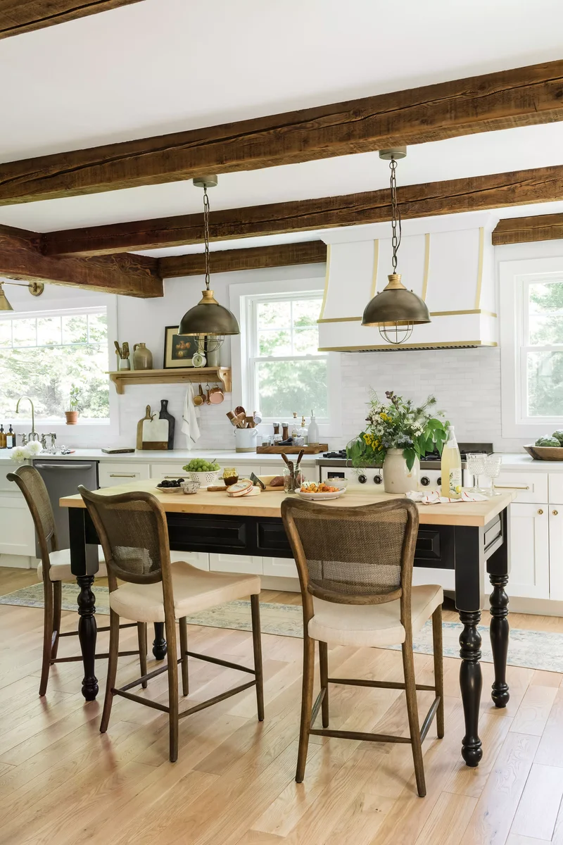 Country French Industrial Kitchen