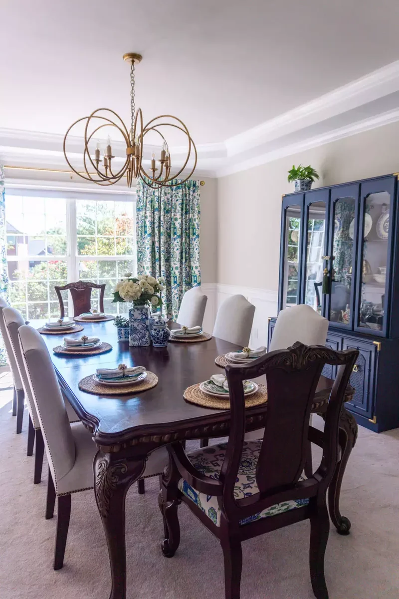 40 Beautiful Blue Dining Rooms You'll Want to Recreate 34 Countryside Charm