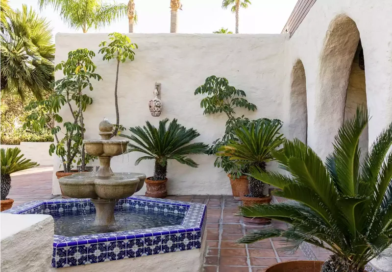 44 Stunning Water Feature Ideas to Transform Your Yard 6 Courtyard Water Feature