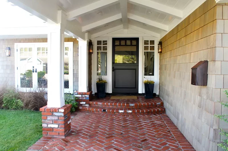 30 Front Walkway Ideas That Create a Stunning Entrance 17 Covered Front Walkway